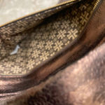 Tory Burch REVA METALLIC COPPER/BRONZE DISTRESSED LEATHER CLUTCH SHOULDER BAG Photo 14