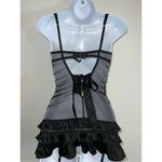 Victoria's Secret Black w/ Rhinestones 34C Babydoll Gown Photo 5