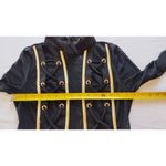 ENTRY Long Sleeve Lace Up Detail Black Dress size Large NWT Photo 9