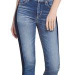 BlankNYC color block 2 tone 29 crop girlfriend jean J1 2524 Blue Photo 0