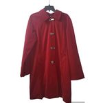 London Fog Red Coat Classic Fit Toggle Closure Overcoat XL/XG Photo 0