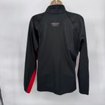 Marmot Windstopper N2S 1/4 Zip Pullover Top Womens Large Black Red Polyester Photo 4