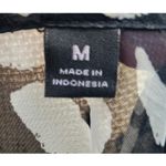 Investments  Women's Sleeveless Floral Leopard Print Textured Tank Top M Photo 5