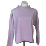 Dudley Stephens NWT,  Binney Boat Neck Sweater Lavendar Terry Fleece, Sz S Photo 1