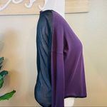 Nike purple and black mesh top M Photo 3