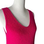 A New Day  Pink Knit‎ Sleeveless Top Womens M V Neck Soft Pullover Preppy Photo 3