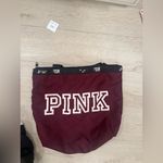 PINK - Victoria's Secret  Maroon Tote Bag Photo 2