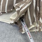 BCBGMAXAZRIA BCBG Women's Shorts Striped Brown Size Medium Lined Drawstring Photo 7