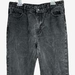 Nasty Gal Black Hi Rise Raw Hem Jeans Sz 10 Photo 2