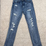 PETRA 153 Women's Blue Distressed High Rise Skinny Jeans Size 29 Photo 0