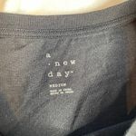 A New Day  Medium‎ Black 3/4 Sleeve Tee Shirt Spandex Blend Balloon Shoulders Photo 1