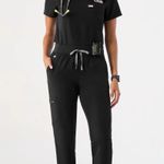 FIGS Zamora Jogger Scrub Pants Women XS Black Technical Collection W18SW2005 Photo 0