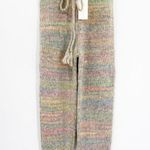 Love Shack Fancy Olvera Autumn Rainbow Knit Wool Blend Jogger Lounge Pants XS NWT Photo 2