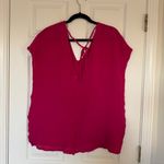 Kona Sol  Fuchsia Pink Beach Coverup Shirt Size Large Photo 4
