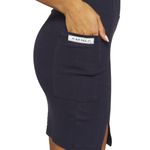 Revolve Navy Blue White Stripe Rib Halter Bodycon Mini Tennis Dress Photo 8