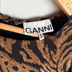 Ganni PRINTED GEORGETTE DRESS TIGER Photo 8