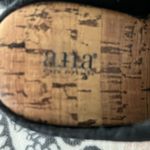 a.n.a Black Wedge Sandals Platforms Cork Womens 8.5 Photo 4