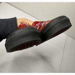 Vans  Chinese New Year Satin Floral Slip Ons Womens 8.5 Red Festive Floral Asian Photo 7