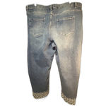 1946 Denim Curvy Cropped Jeans 18W (40" Waist) Blue Photo 1