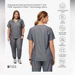 FIGS Catarina Scrub Tops for Women — Classic Fit, 1 Pocket, Four-Way Stretch XS Photo 8