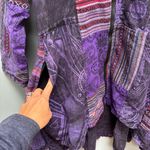 Yak N Yeti Patchwork Bohemian Cotton Coat in Purple M Size M Photo 3