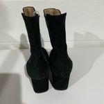 Ann Taylor Elegant Black Suede Ankle Boots 7m Photo 3