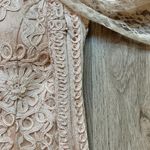 Sue Wong  Blush Pink Lace Bodycon Cocktail Dress Size 8 Photo 7