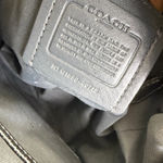 Coach Petite Campus Backpack 23 Green Metallic Polished Pebbled Leather Charm Photo 12