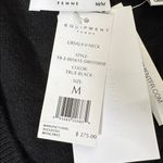 Equipment Ursula V-neck Sweater Black size M NWT Photo 6