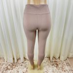 Zenana Women's Wide Waistband High Rise Full Length Leggings Beige Small Photo 4