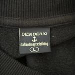 Desiderio Ravello Italy Navy Blue Gold Graphic Pullover Sweatshirt Size L Photo 2