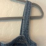 Reformation  Camille denim button fromt sleeveless dress in Kasai wash size 2 Photo 11