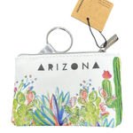 Starbucks  ARIZONA desert garden coin purse with key ring zipper New Photo 0