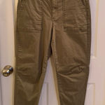 Banana Republic Olive Green Girlfriend Authentic Chino 10P Petite Ankle Pant Photo 0