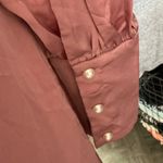 Eloquii  Dusty Rose Long Sleeve Wrap Dress Photo 3