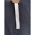 Free People  Jasmine Embroidered Black Floral Bell Sleeve Mini Dress‎ Size 6 Photo 5