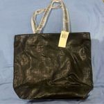 Saks 5th Avenue Retro Saks Fifth Avenue Black Two Handle Tote Bag New With Tags Photo 0