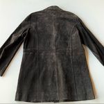 Chico's Chico’s Leather Suede Shirt Jacket Photo 4