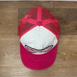 Vans Off the Wall Women's Pink White Snapback Hat Photo 1