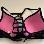 PINK - Victoria's Secret VS PINK Hibiscus Lace Cage Racerback Bra Photo 7