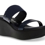 Anne Klein Parker Wedge Sandal In Navy size 6.5 Photo 0