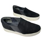Vince Black Suede Blair Slip-On Platform Sneakers Women's 8M Minimalist Casual Photo 5