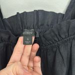 J.Crew Tie-Shoulder Linen Tank Top in Black - Size S Photo 3