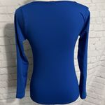 Soho Apparel  Blue spandex long sleeve shirt Photo 1