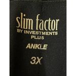 Investments Slim Factor by Plus Womens Ankle Pants 3X NEW Pull-On Blues Photo 4