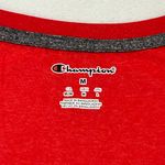 Champion Wisconsin Badgers NCAA Football Red  Short Sleeve College Shirt Women M Photo 4