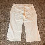 Ralph Lauren LRL Lauren Jeans Co  White Cropped‎ Wide Leg Jeans - Size 14 Photo 6
