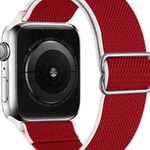 Apple Watch Band Elastic 38/40/41mm Red Photo 0