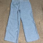 Athleta Cabo Linen Wide Leg Pant Chambray Blue 6 Photo 6
