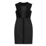 Andrew Marc Marc New York  Color Block Sheath Dress Career Office Siren Size 2 Photo 1